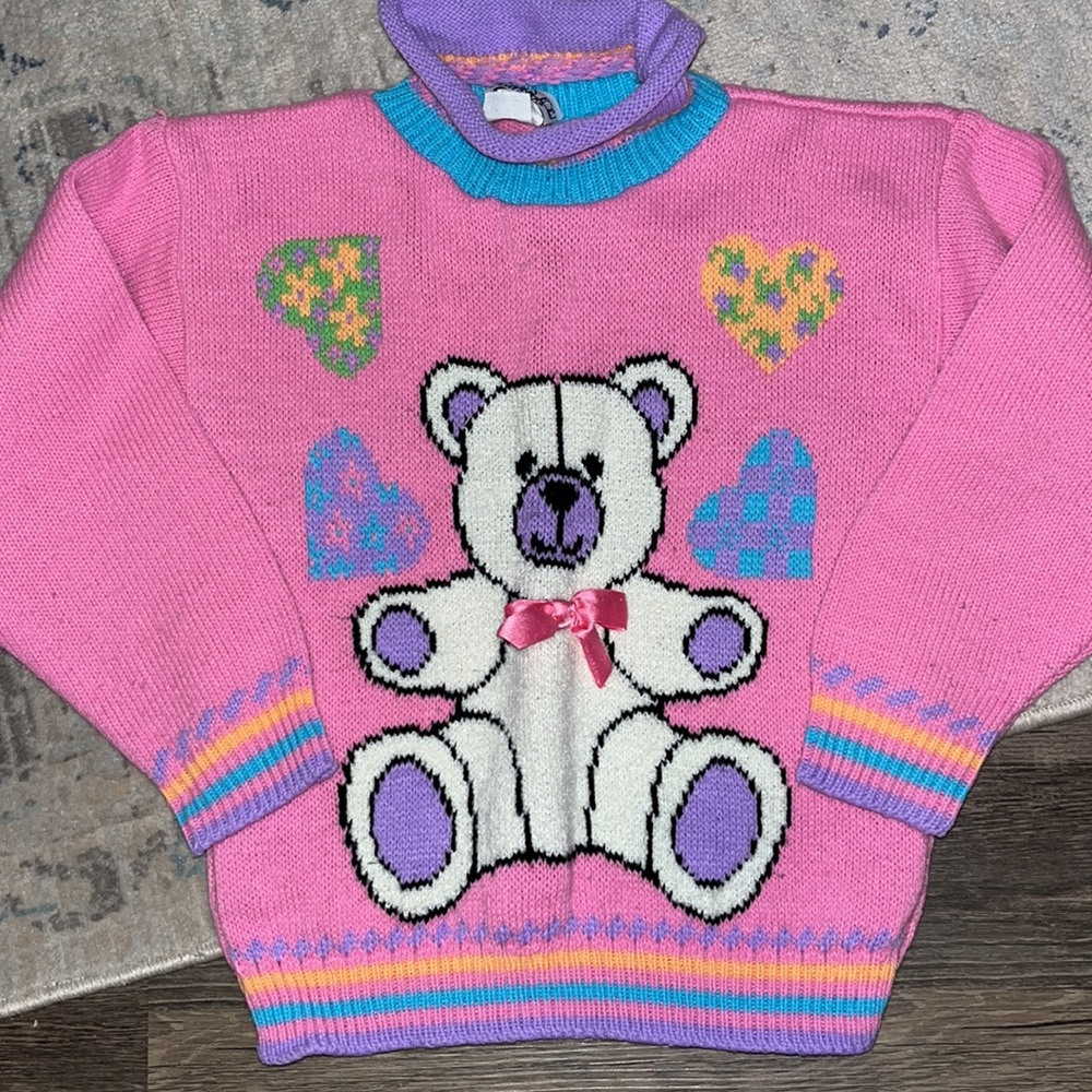 Vintage jet set 90s sweater